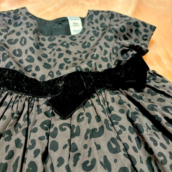 Black and grey leopard print dress - Picture 5 of 6